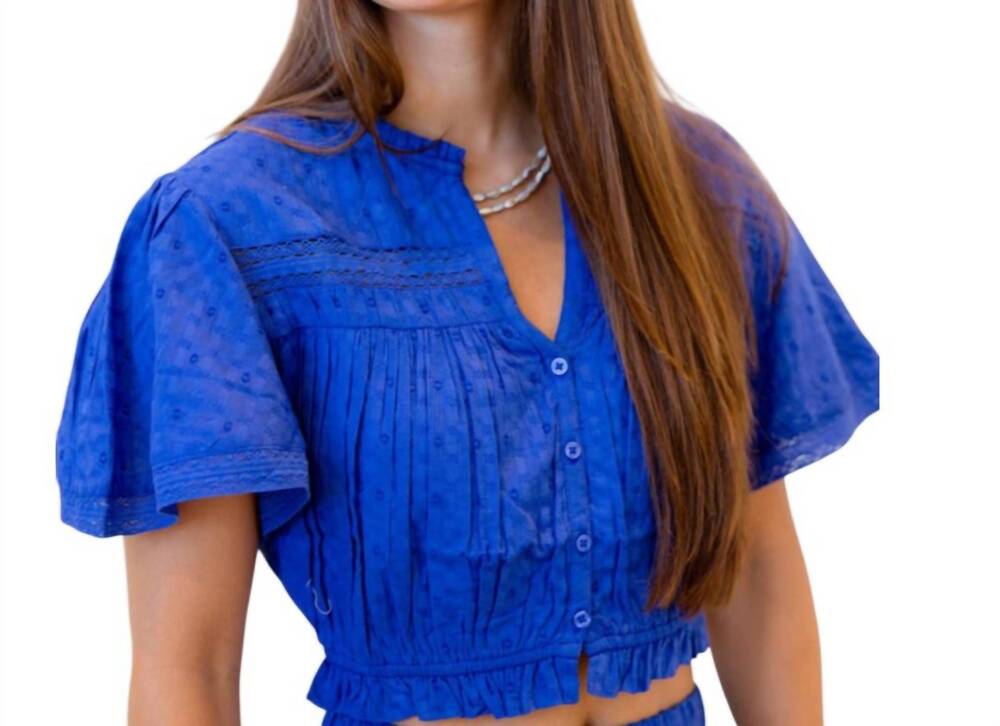 NEW BILA77 women's aria top in cobalt blue